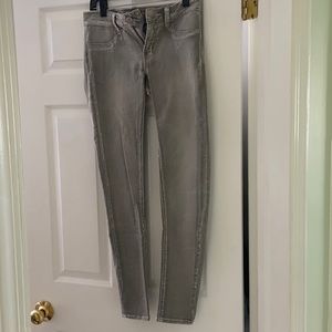 American Eagle Super Stretchy Gray Jeggings